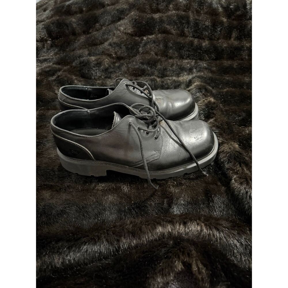 Vintage Dr. Martens 9260 Black Leather Oxford Shoes‎ Made In England Size 11